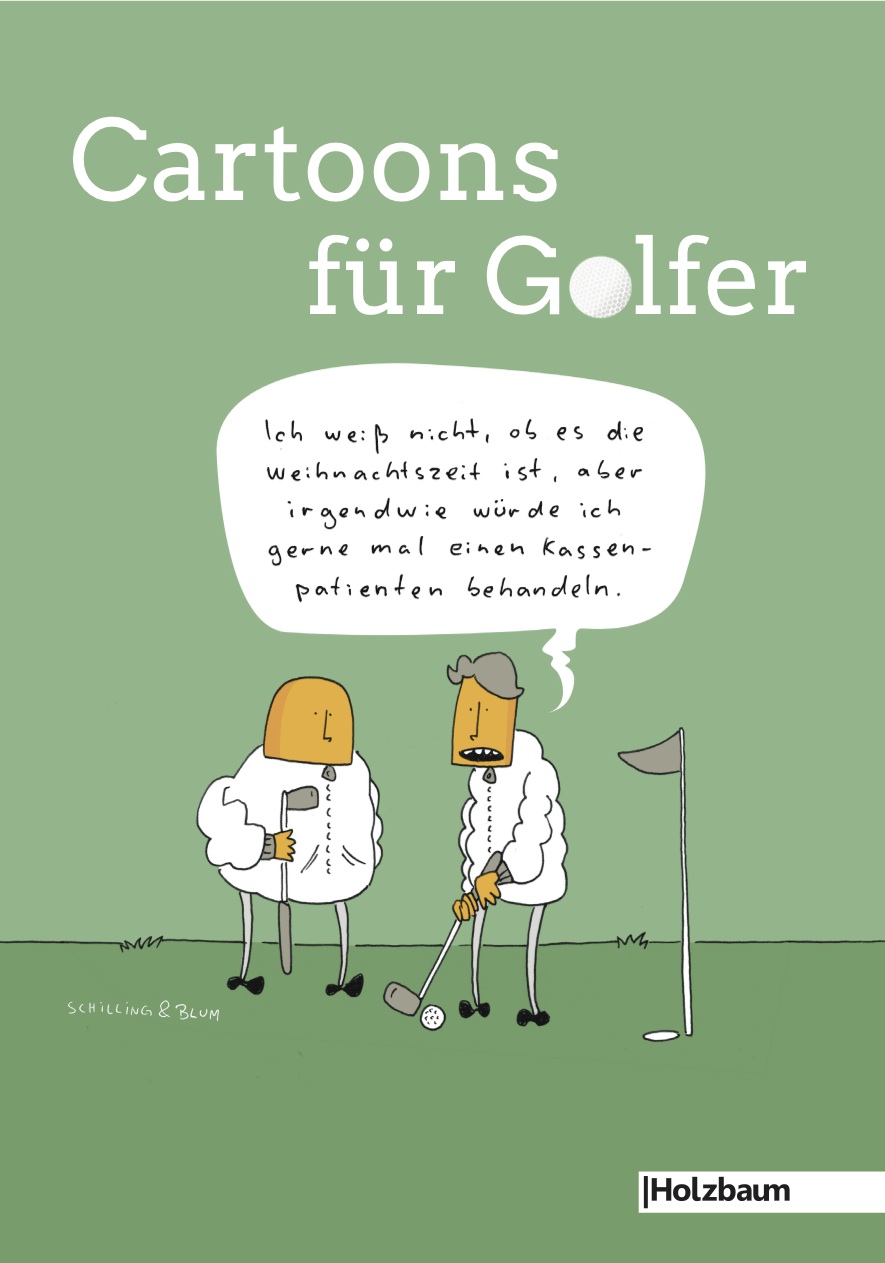 Cartoons für Golfer Buchcover Holzbaum Verlag