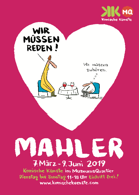 Nicolas Mahler Wir müssen reden! Galerie der Komischen Künste MuseumsQuartier